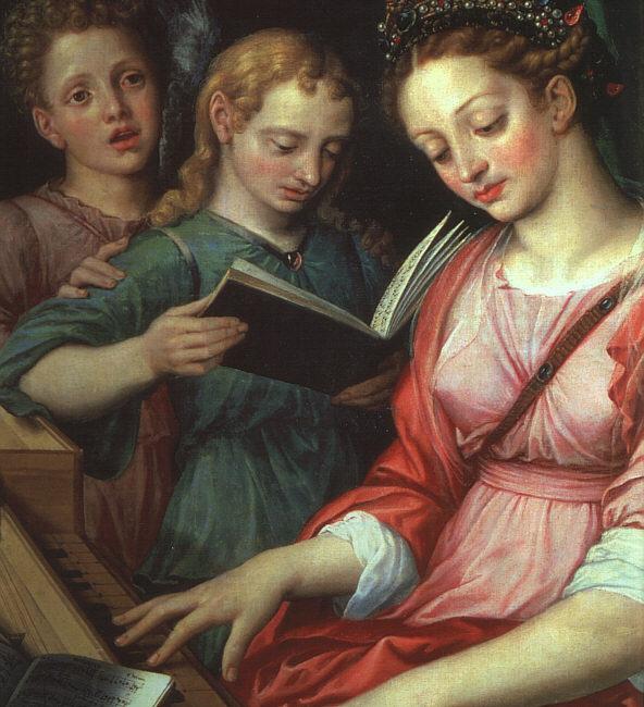 COXCIE, Michiel van Saint Cecilia dfg oil painting image